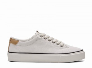 Rockfish 779 Platform Heel Canvas Women's Low-Top Sneakers White | ZKE5664DC