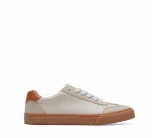 Rockfish 901 Dwr Collar Detail Trainers Women's Low-Top Sneakers White | BKX3893MK