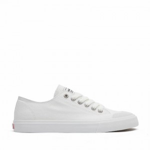 Rockfish Classic 746 Canvas Women's Low-Top Sneakers White | XOG592PT