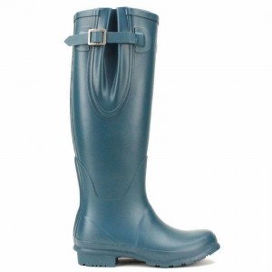 Rockfish Everyday Tall Side Adjustable Women's Wellington Boots Blue | GAE4452IV