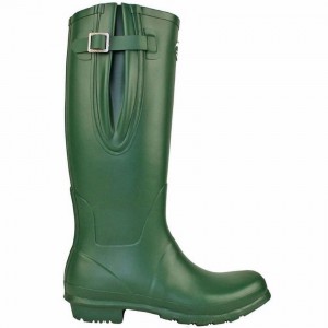 Rockfish Everyday Tall Side Adjustable Women's Wellington Boots Green | CZG467LG