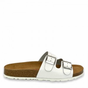 Rockfish Kendall Two-Strap Double Strap Women's Sandals White | ACS8290NW