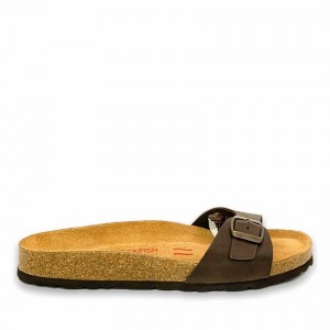 Rockfish Talulah One-strap Single Strap Women's Sandals Dark Brown | VPW8471PW