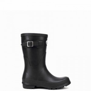 Rockfish Three Quarter Short Women's Wellington Boots Black | BDP2843DE