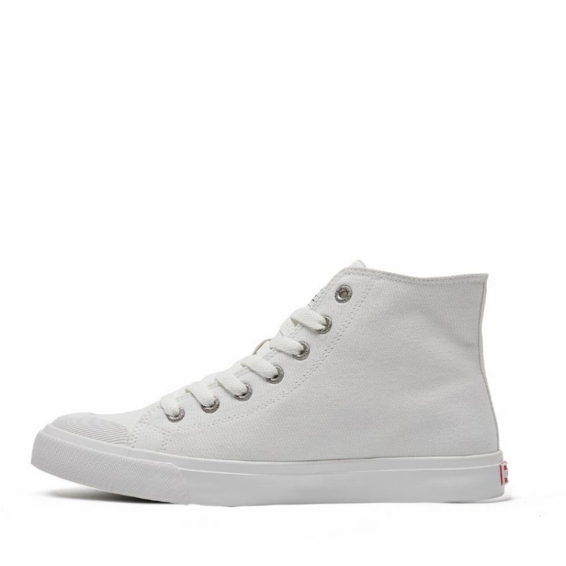 Rockfish Classic 746 Canvas Women's High-Top Sneakers White | HDB5862ZJ