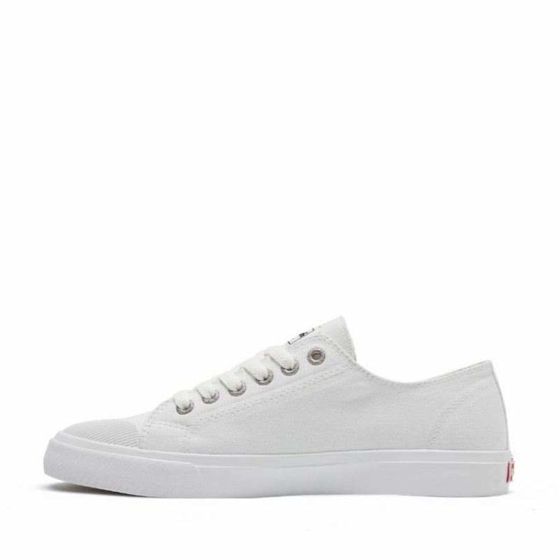 Rockfish Classic 746 Canvas Women's Low-Top Sneakers White | XOG592PT