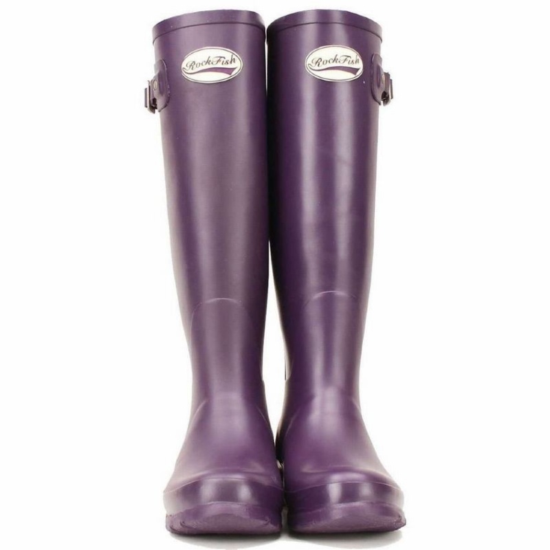 Rockfish Classic Tall Women's Wellington Boots Purple | JQM9424MY