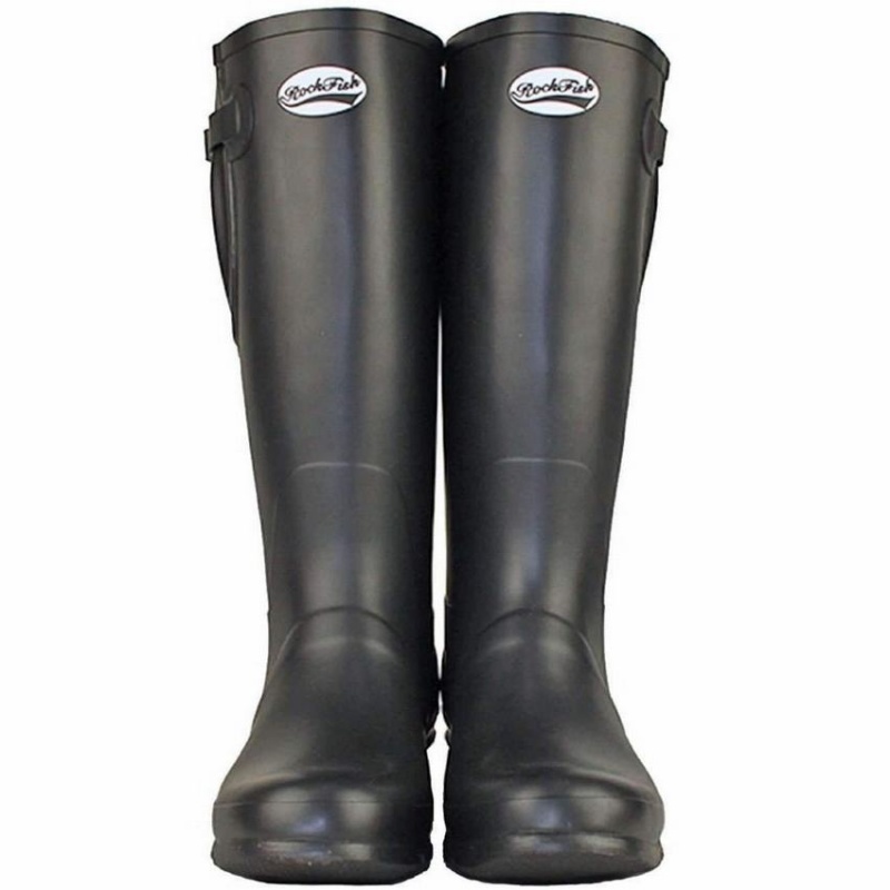 Rockfish Everyday Tall Side Adjustable Women's Wellington Boots Black | KBP9740WX