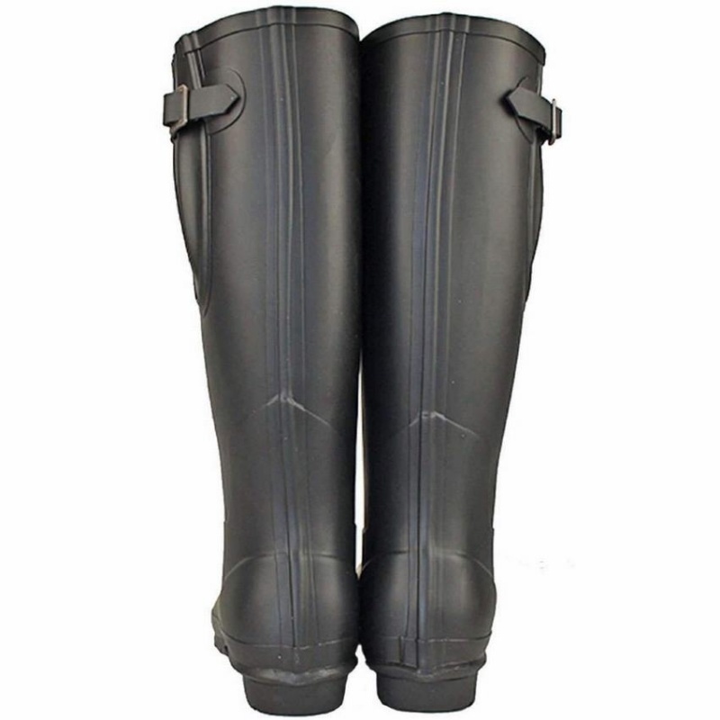 Rockfish Everyday Tall Side Adjustable Women's Wellington Boots Black | KBP9740WX