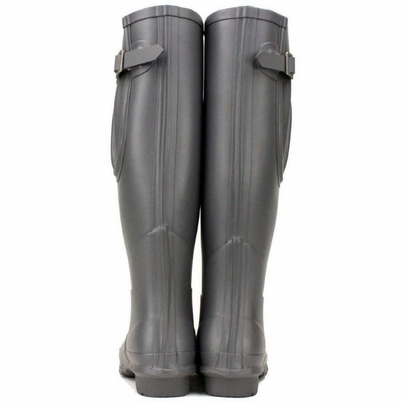 Rockfish Everyday Tall Side Adjustable Women's Wellington Boots Grey | ZPW7779NF