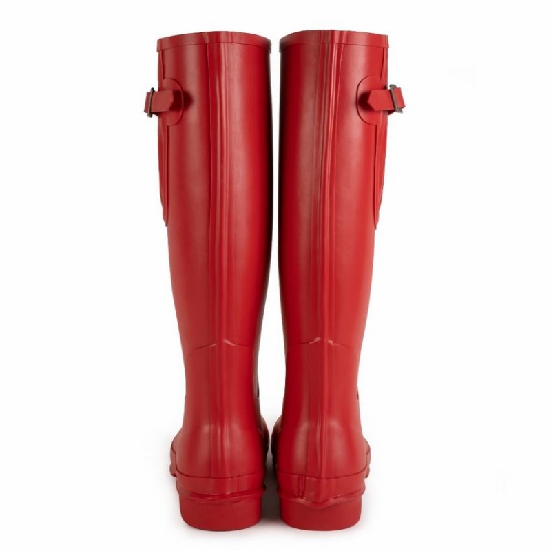 Rockfish Everyday Tall Side Adjustable Women's Wellington Boots Red | KFO430IN