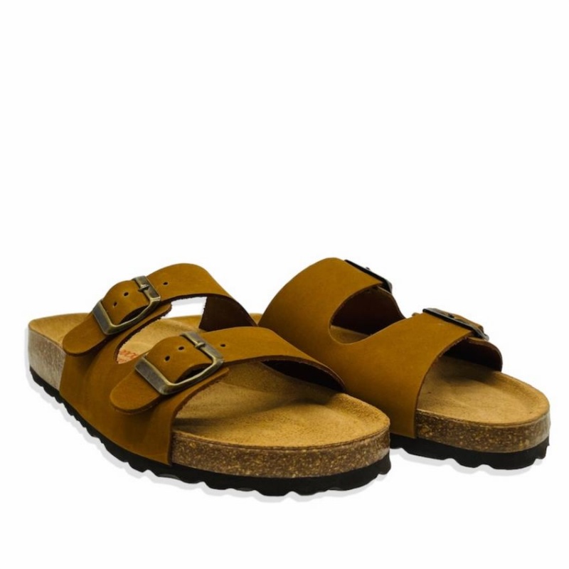 Rockfish Kendall Two-Strap Double Strap Women's Sandals Brown | CRT1572UX