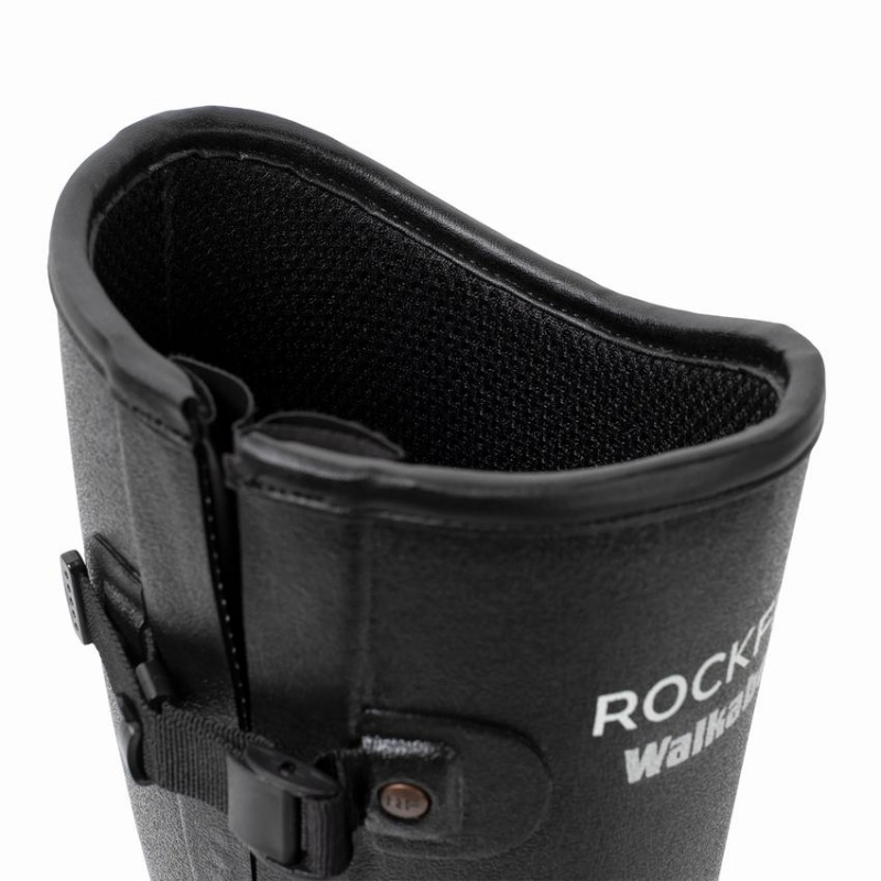 Rockfish Walkabout Tall Side Adjustable 5mm Neoprene Insulated Men's Wellington Boots Black | MQX2699DO